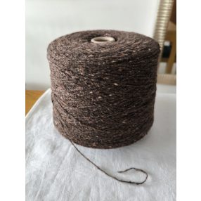   Barna tweed gyapjúkeverék kézi- vagy gépi kötőfonal 10 dkg-onként vagy egyben